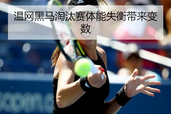 温网黑马淘汰赛体能失衡带来变数（KaiyunSports）